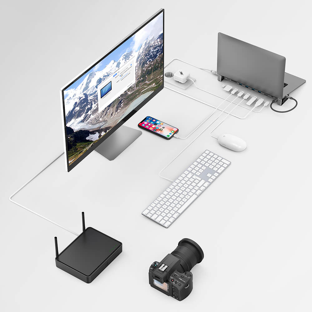 Hama Dockningsstation USB-C 9 portar