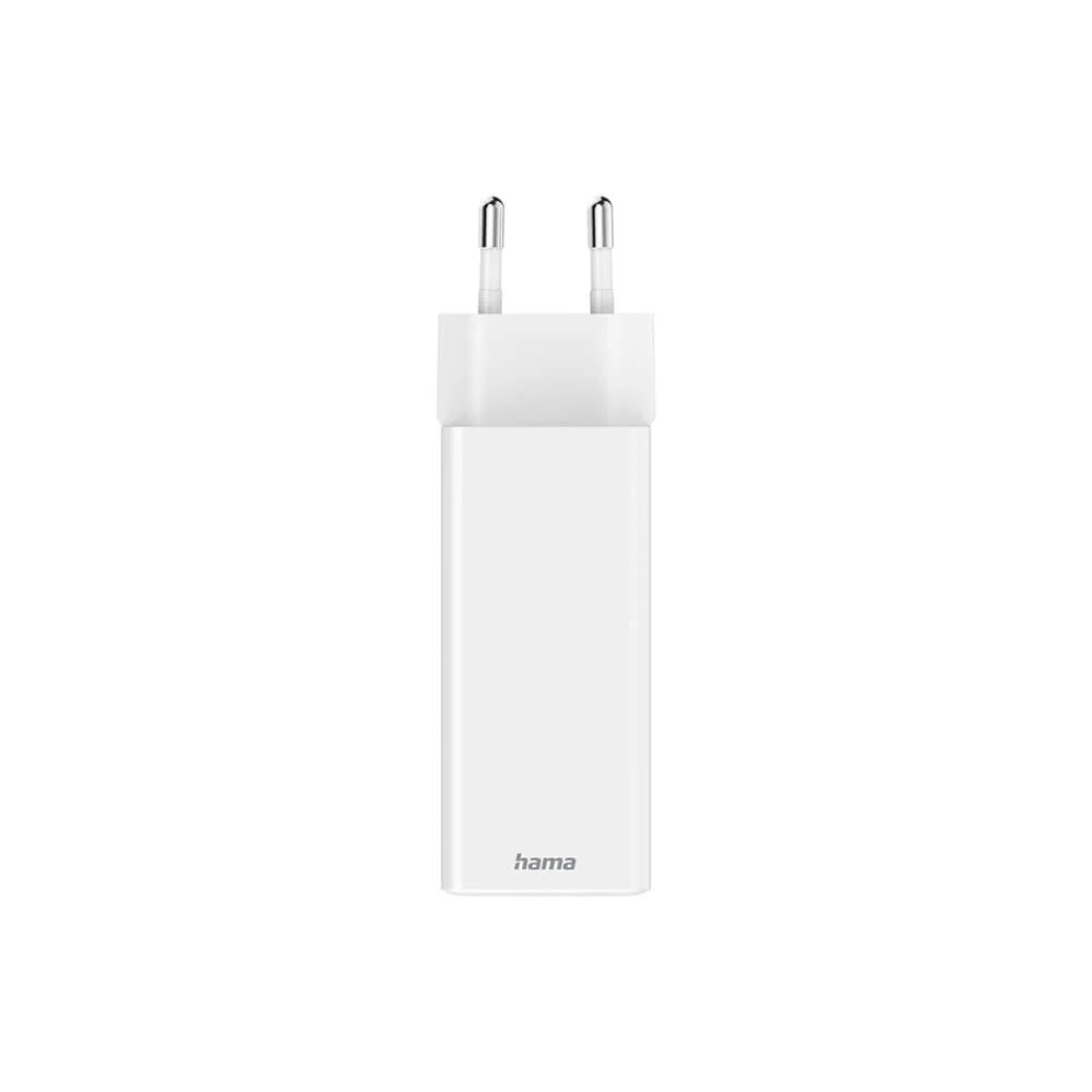 Hama Laddare GaN 2x USB-C 1x USB-A Vit