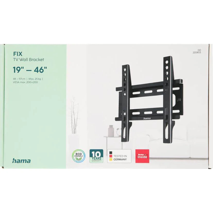Hama Fixed Väggfäste för TV 19–46" Svart