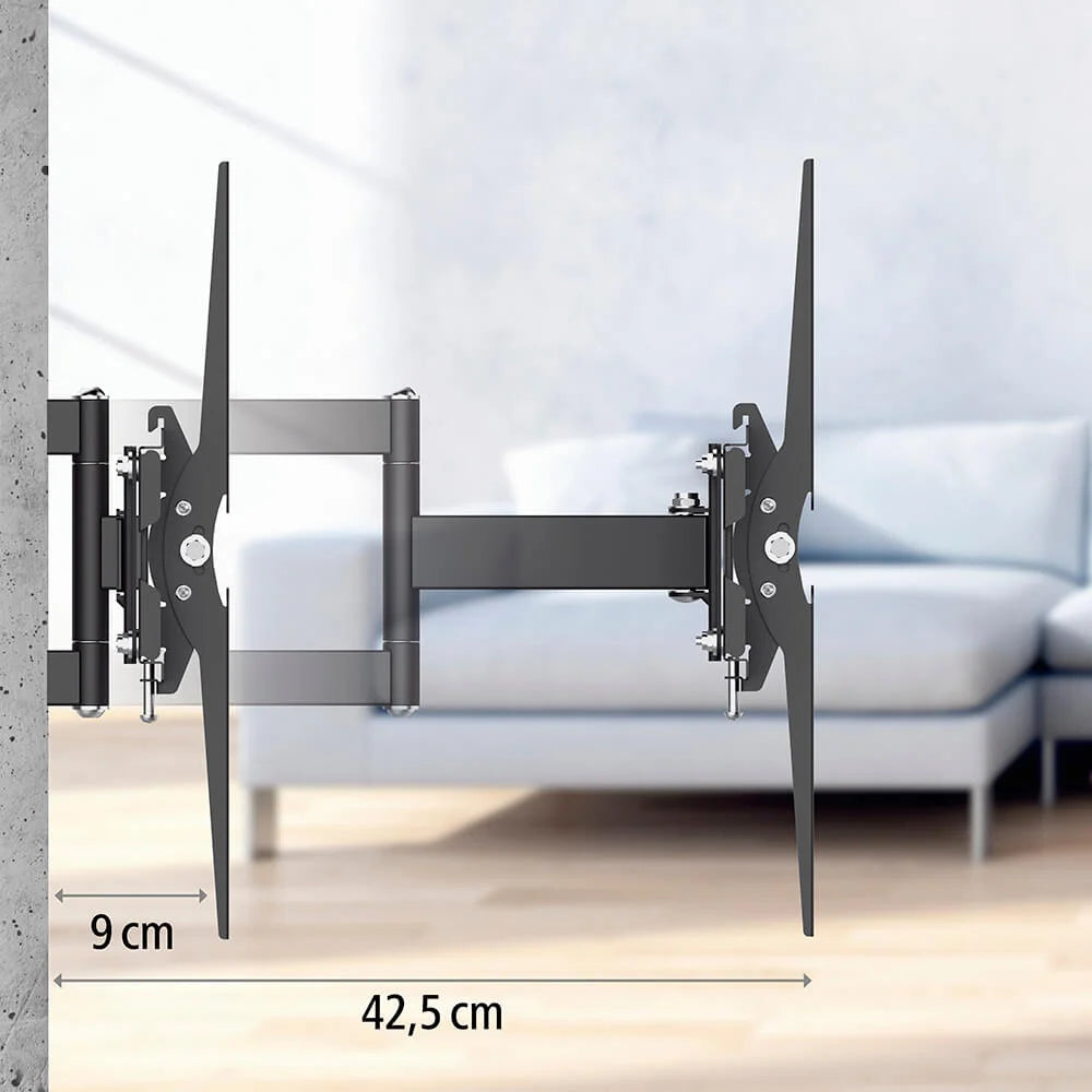 Hama Fullmotion Väggfäste för TV 32–65" Svart, 3 Led