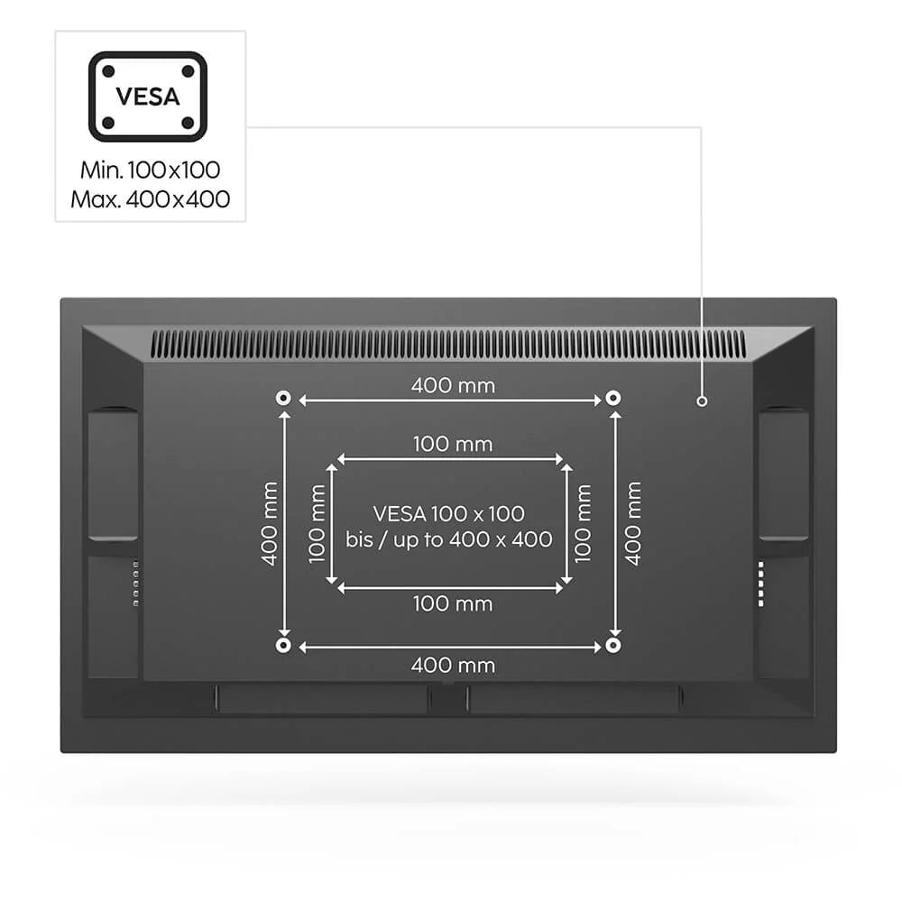 Hama Golvstativ för TV 32–65" Svart