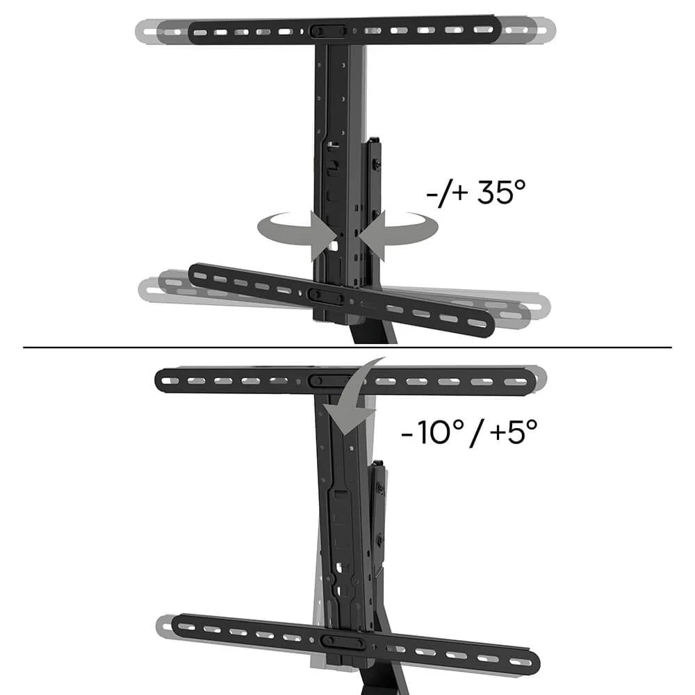 Hama TV-bordsstativ 32–65" Svart