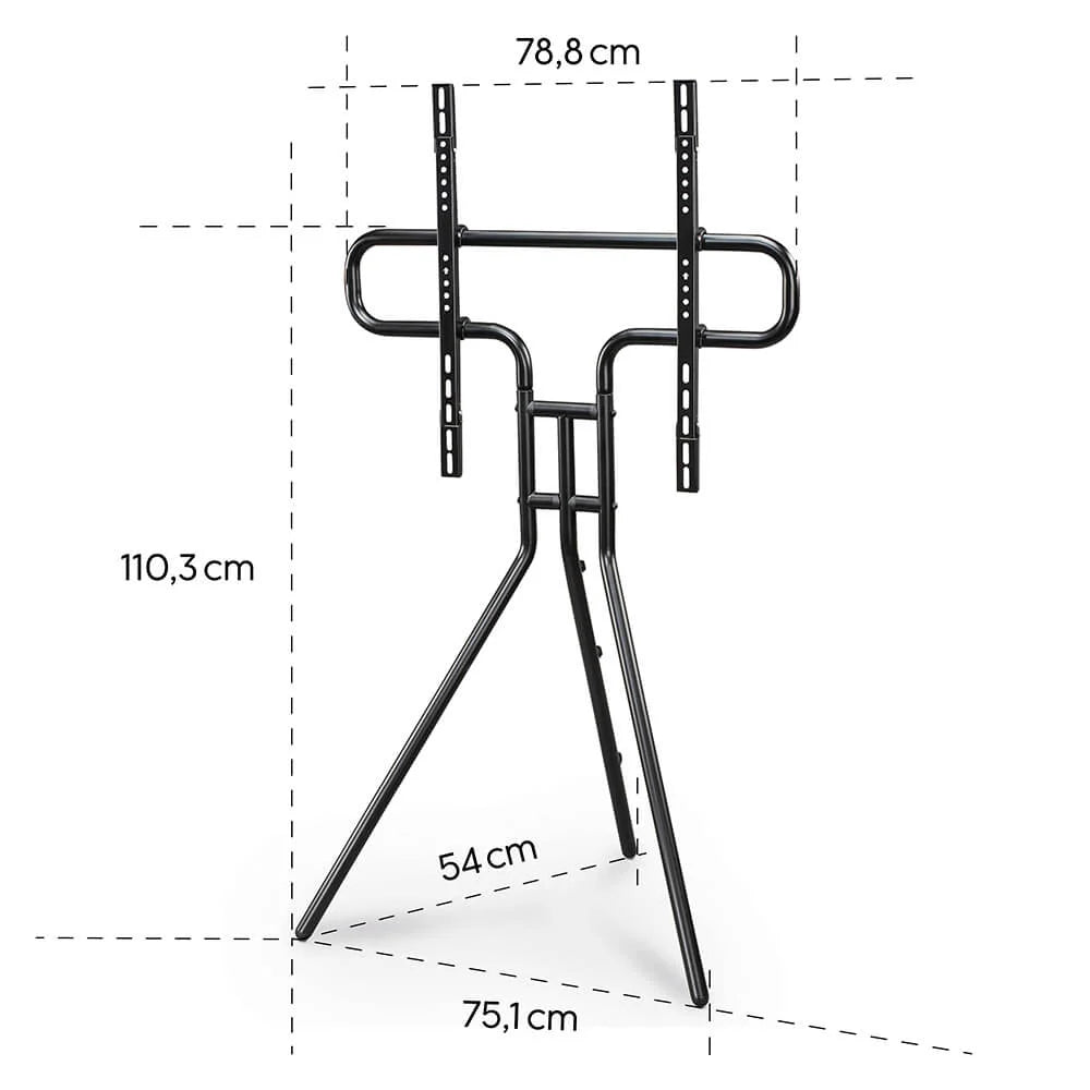 Hama TV-stativ 37–75" Svart