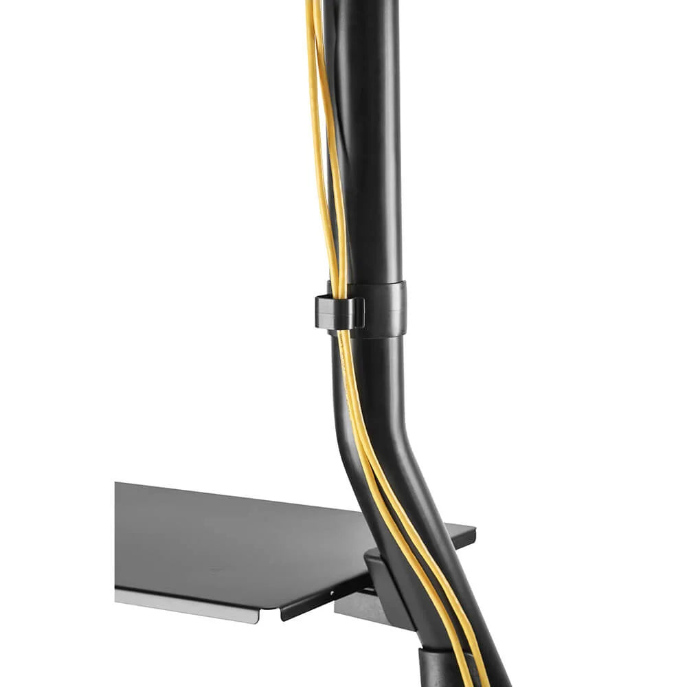 Hama TV-stativ med Hjul 49–100" Svart