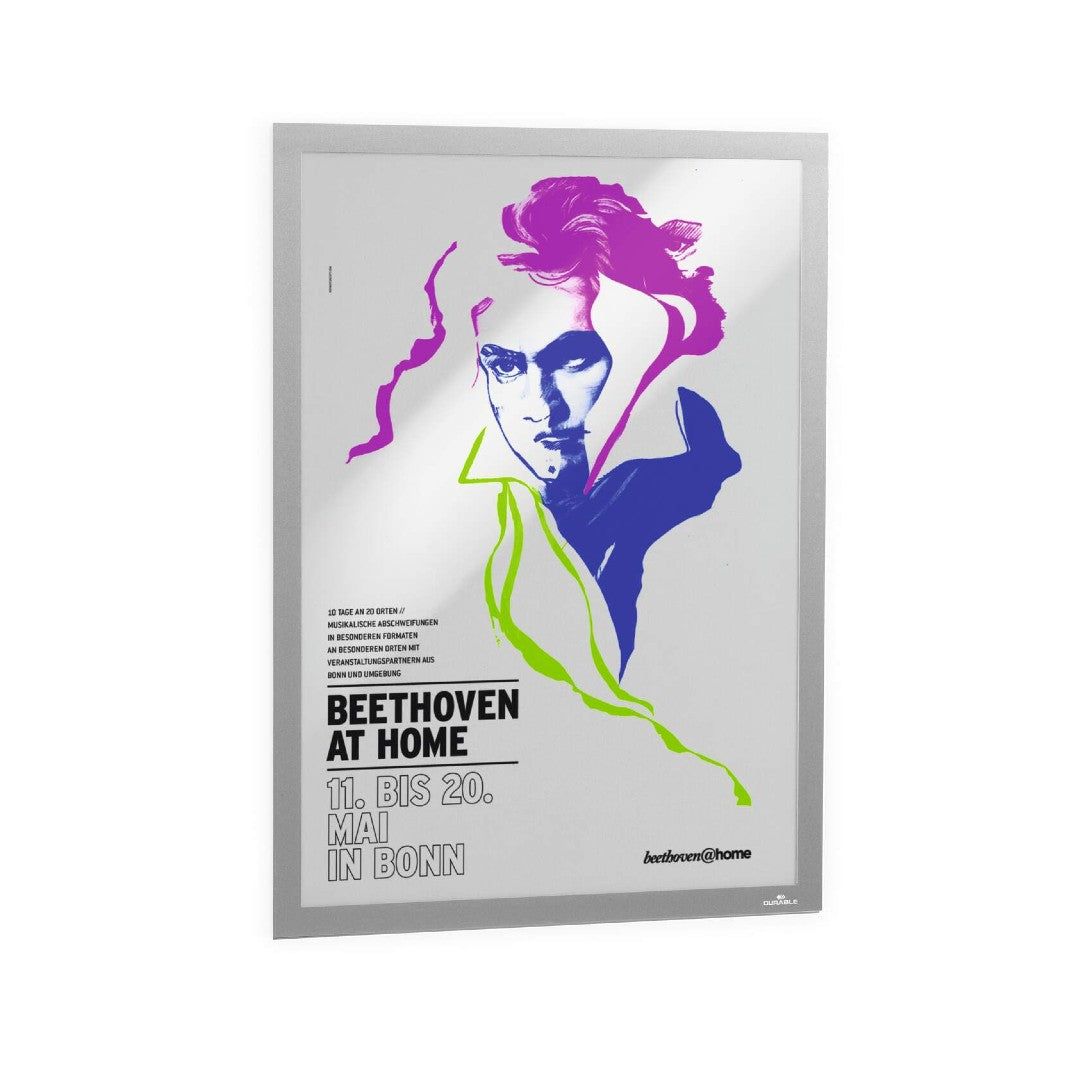 Durable Duraframe Poster A2 silver