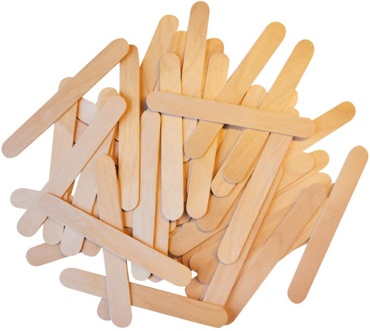 Playbox Träpinnar Naturfärgade 100/fp 150x18mm