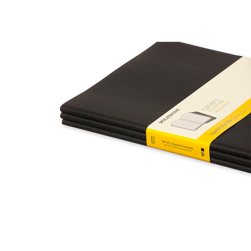Moleskine Cahier Journal Rutad XL Svart 3-Pack