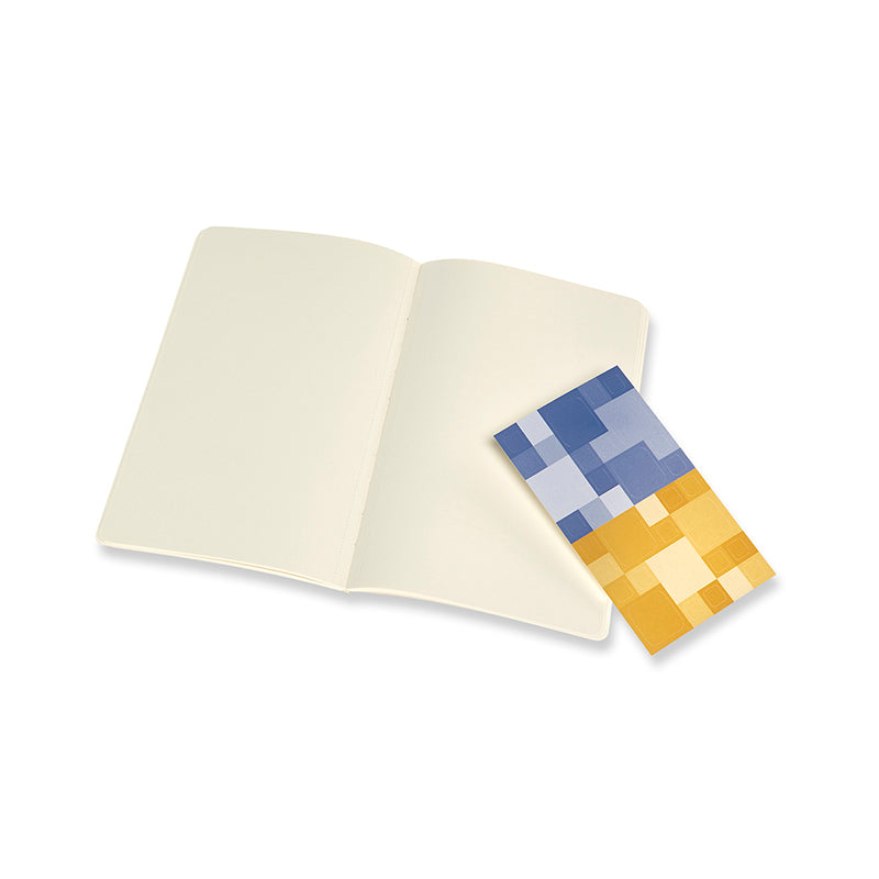 Moleskine Volant Journal Olinjerad Large Blå & Gul 2-Pack