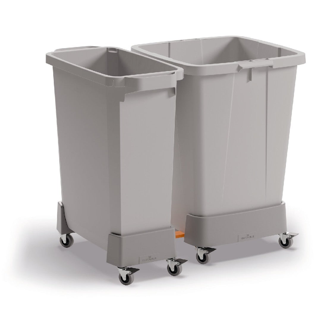 Durable Vagn Durabin Grå 60L