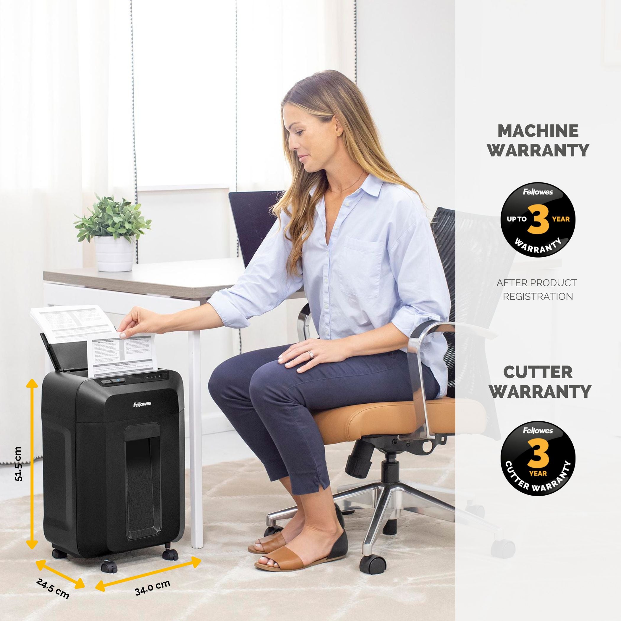 Fellowes Dokumentförstörare Automax 80M