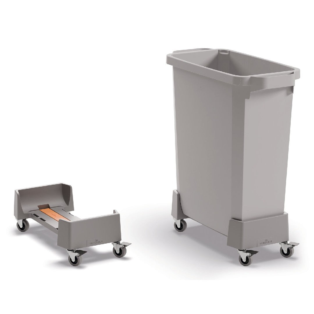 Durable Vagn Durabin Grå 60L
