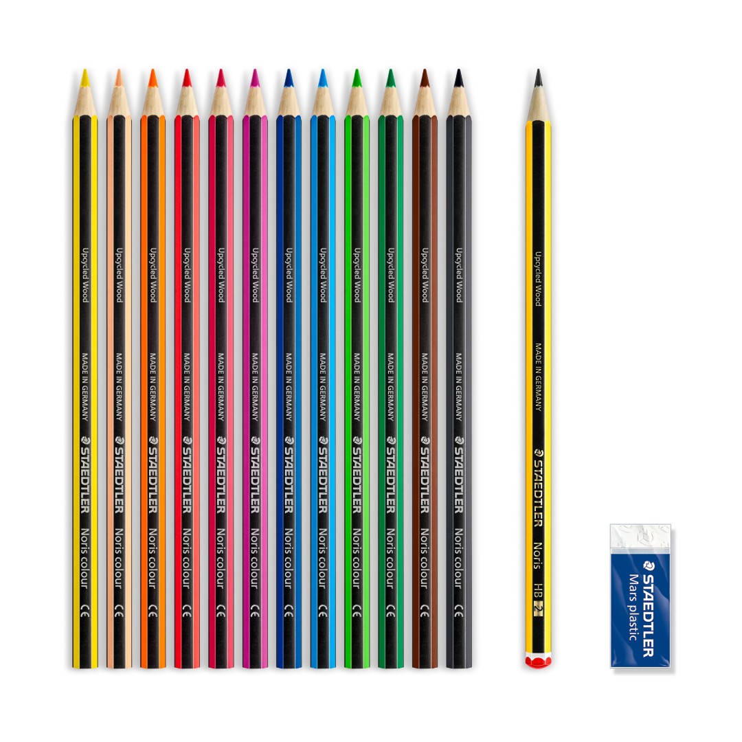 Staedtler Färgblyertspenna Noris Bonuspack 14/fp