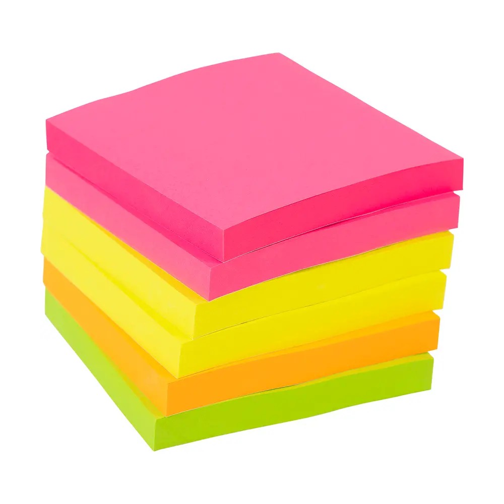 Notis Z-block 76x76mm Neon 6/fp