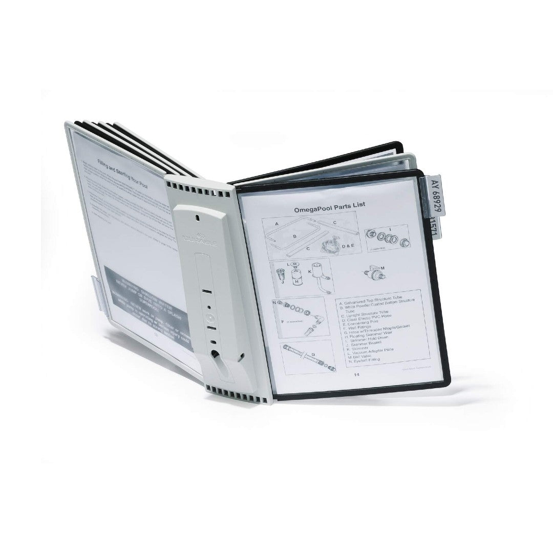 Durable Väggställ Sherpa 5631 med 10 ramar