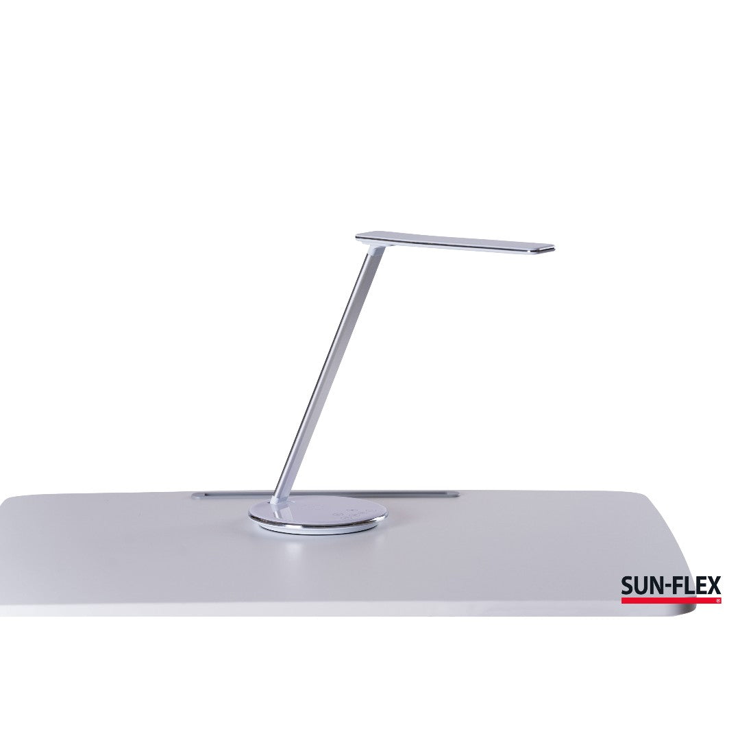 Sun-Flex Qlite LED-lampa med QI-laddare, Crystal White