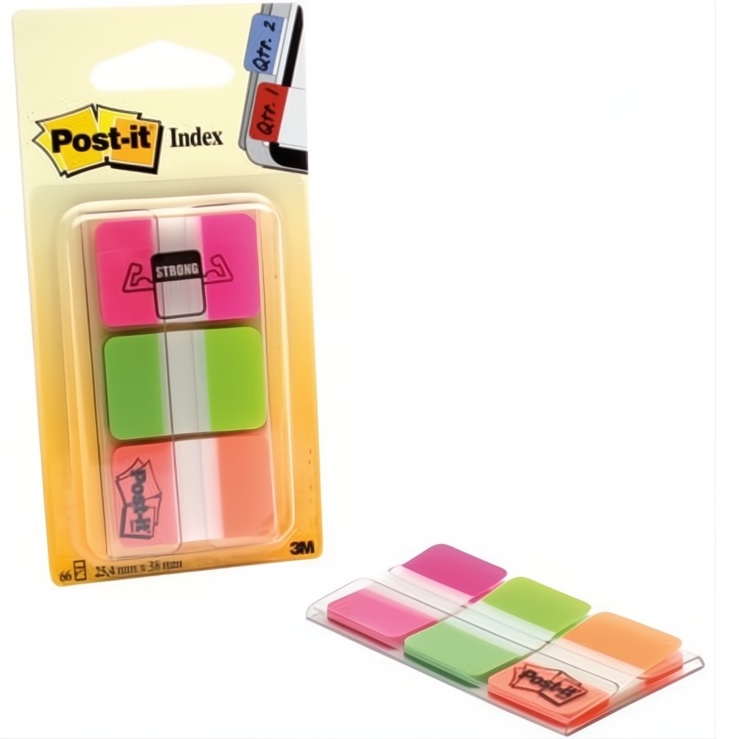 Post-it Index 686 Strong 25x38mm 66/fp