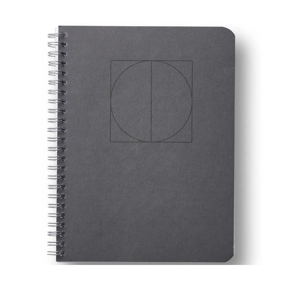 Kollegieblock A5 90g 70 blad linjerat svart