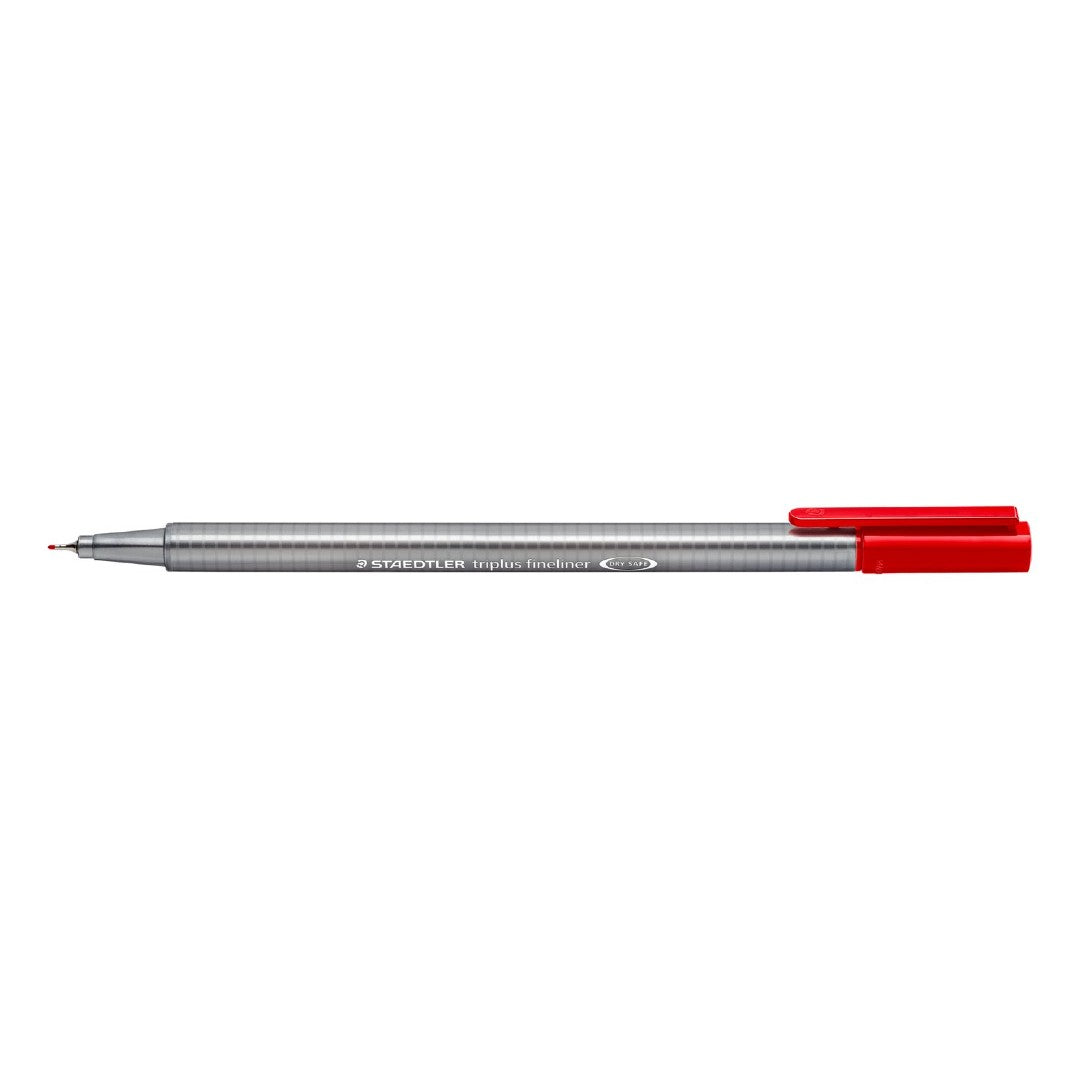 Staedtler Fiberpenna Triplus 0.3mm Röd 10/fp