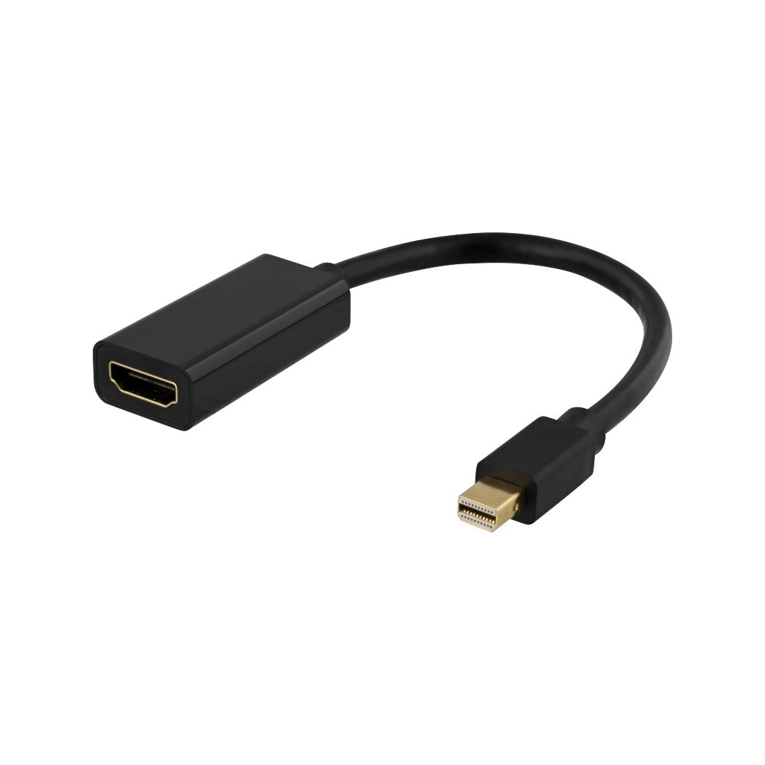 Deltaco Mini DisplayPort till HDMI Adapter 0,2m Svart