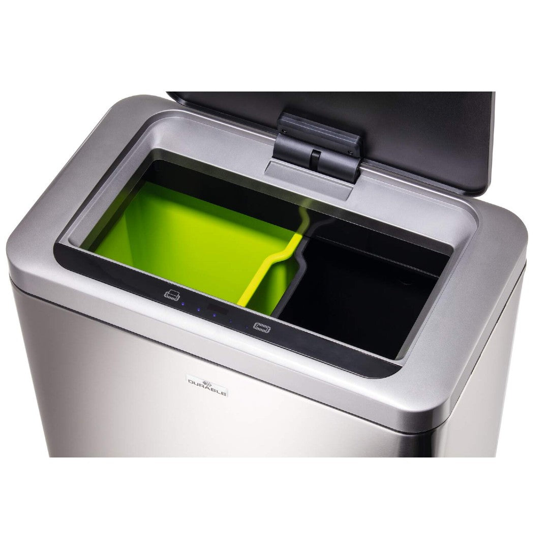 Durable Papperskorg med sensor No Touch 2x20L