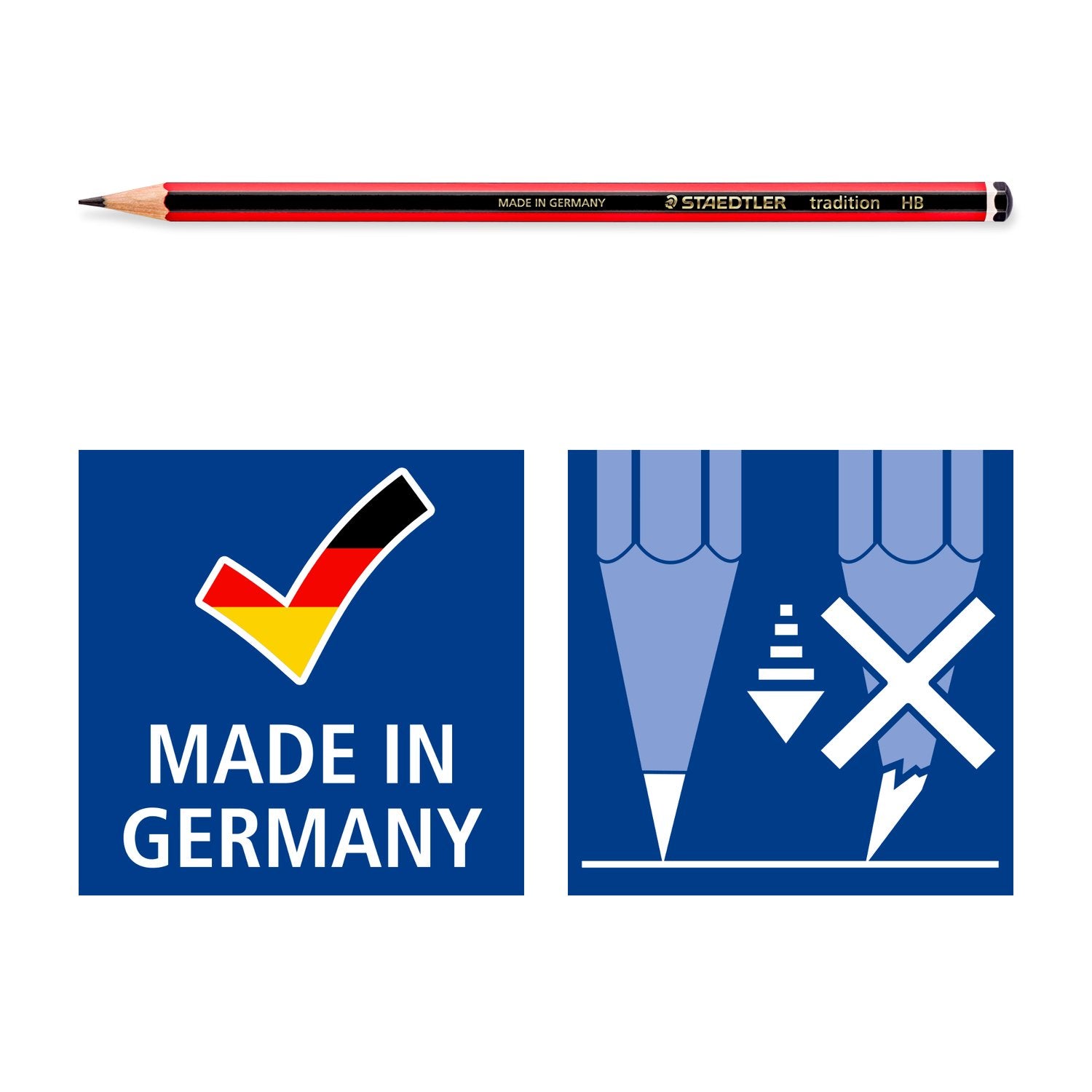 Staedtler Blyertspenna Tradition 2H 24/fp