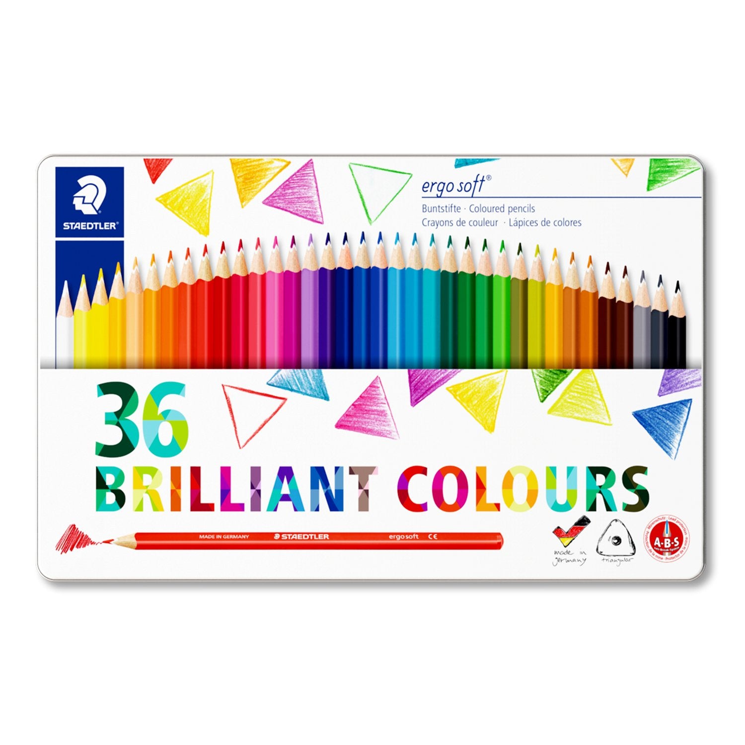 Staedtler Färgblyertspenna Ergosoft Assorterade 36/fp