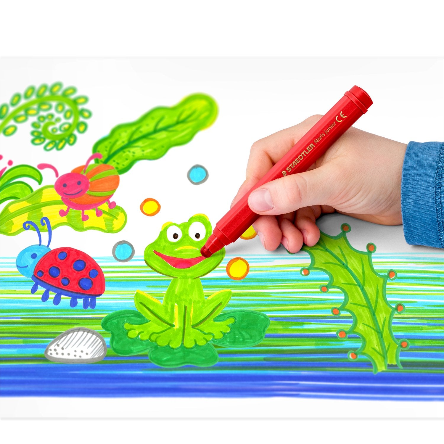 Staedtler Noris Junior Fiberpenna 12/fp