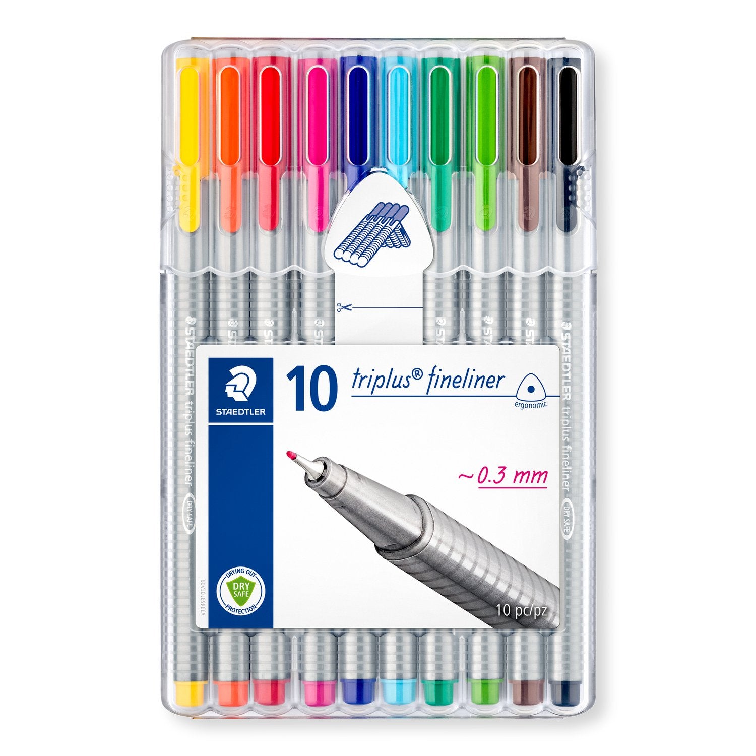 Staedtler Fiberpenna Triplus 0.3mm 10/fp