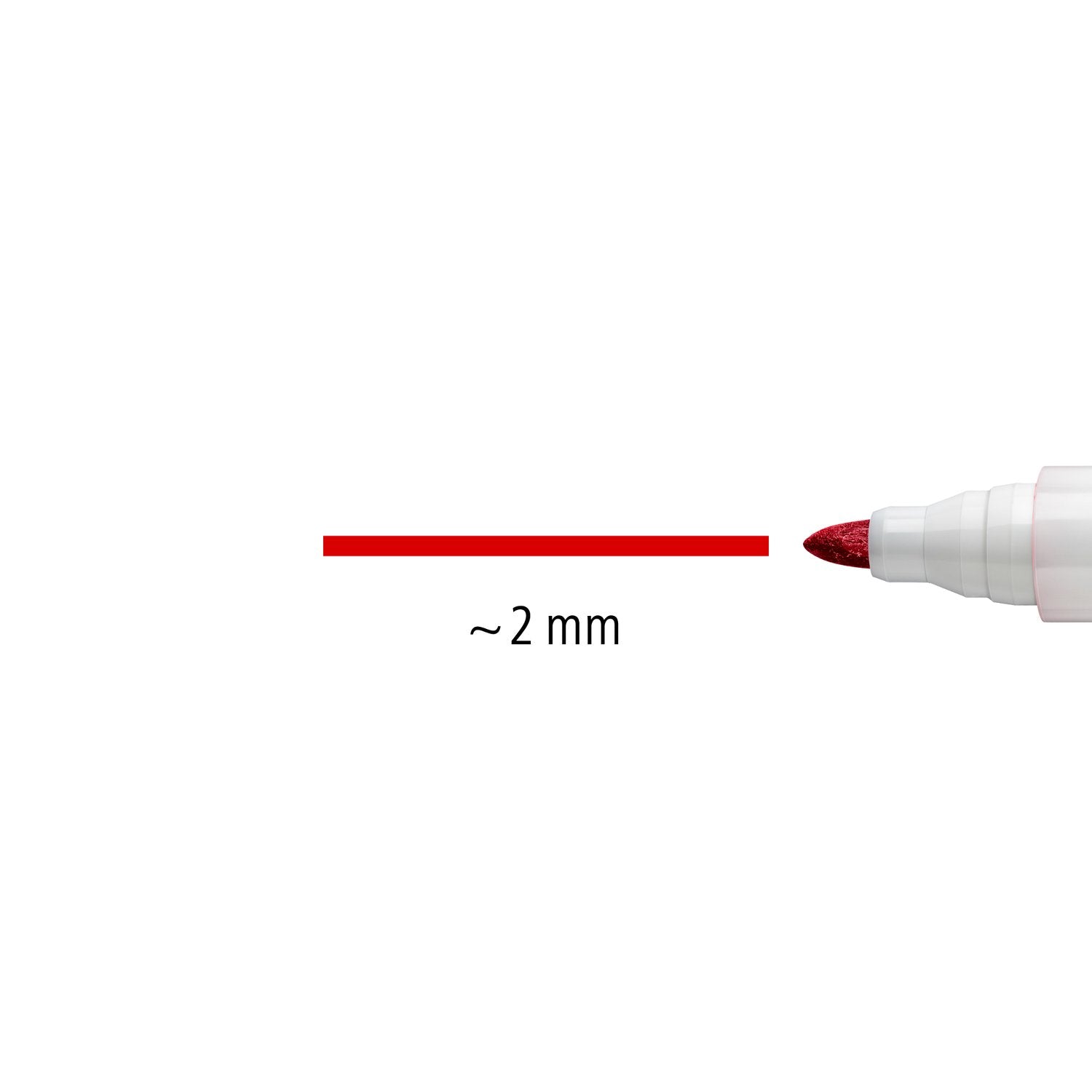 Staedtler WB-Penna Lumocolor Konisk 2mm Röd 10/fp