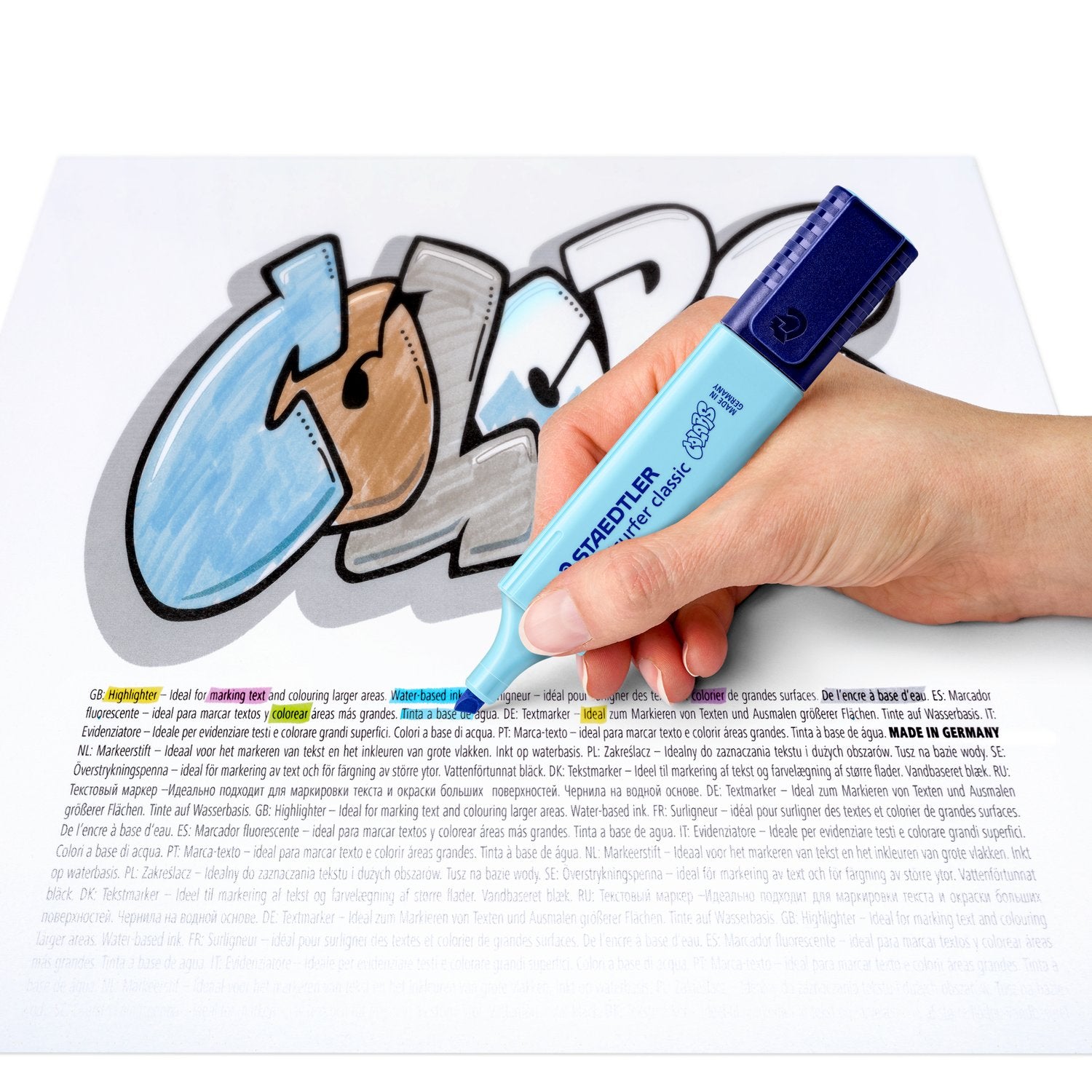 Staedtler Överstrykningspenna Textsurfer Pastellfärger 6/fp