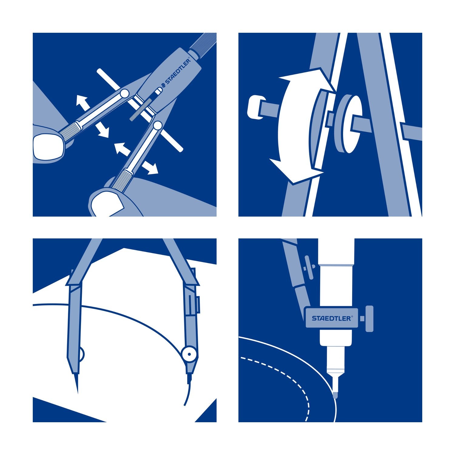 Staedtler Passare Mars Comfort med Universaladapter