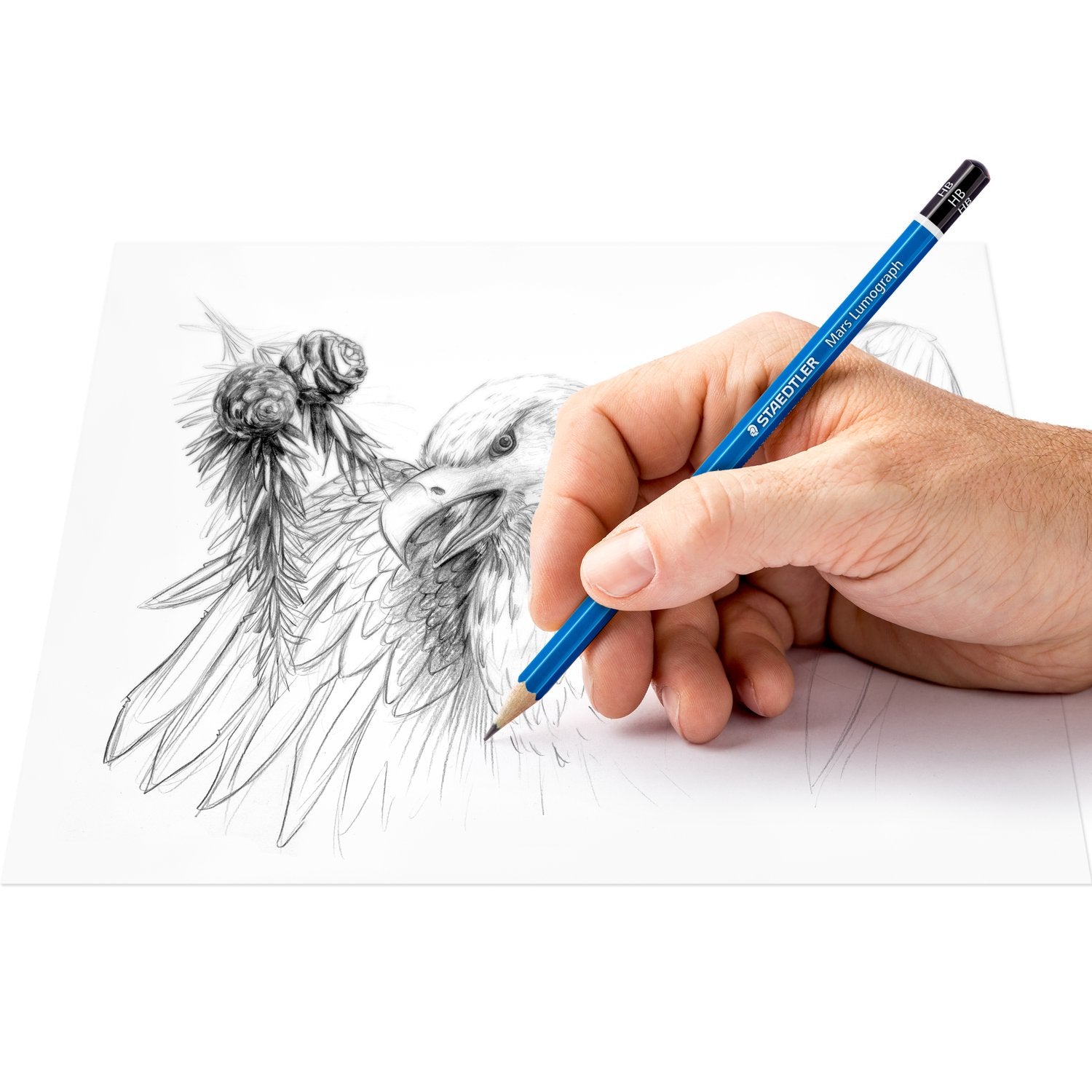 Staedtler Blyertspenna Mars Lumograph 100 Ass Set 6/fp