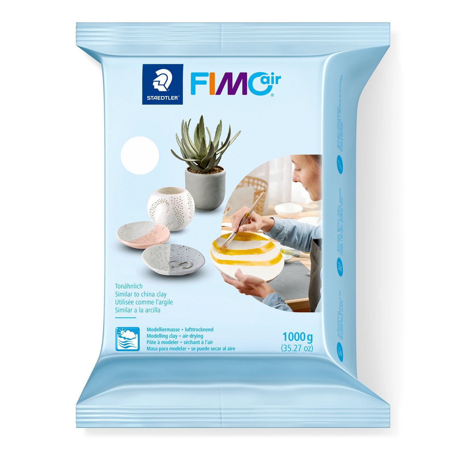Staedtler Modellera Fimo Air 1000 g Vit