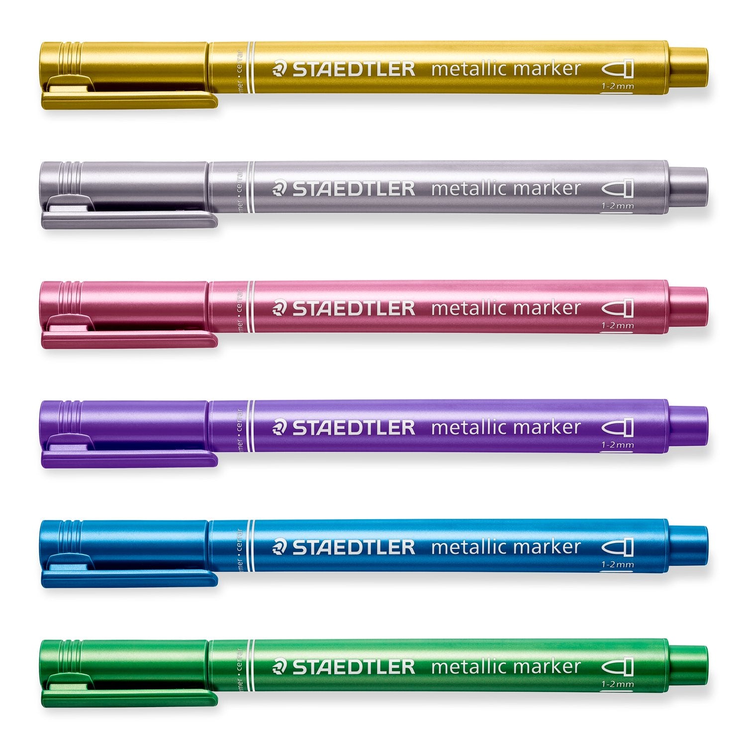 Staedtler Metallic Marker Ass + Pigment Liner 7/fp