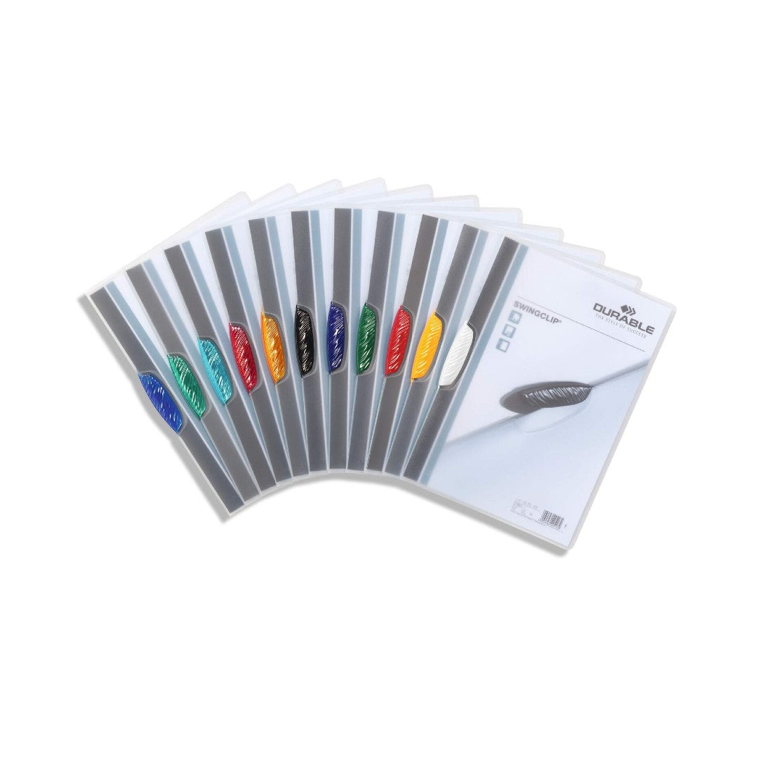 Durable Klämmapp SWINGCLIP® A4 Transparent 30ark 25/fp