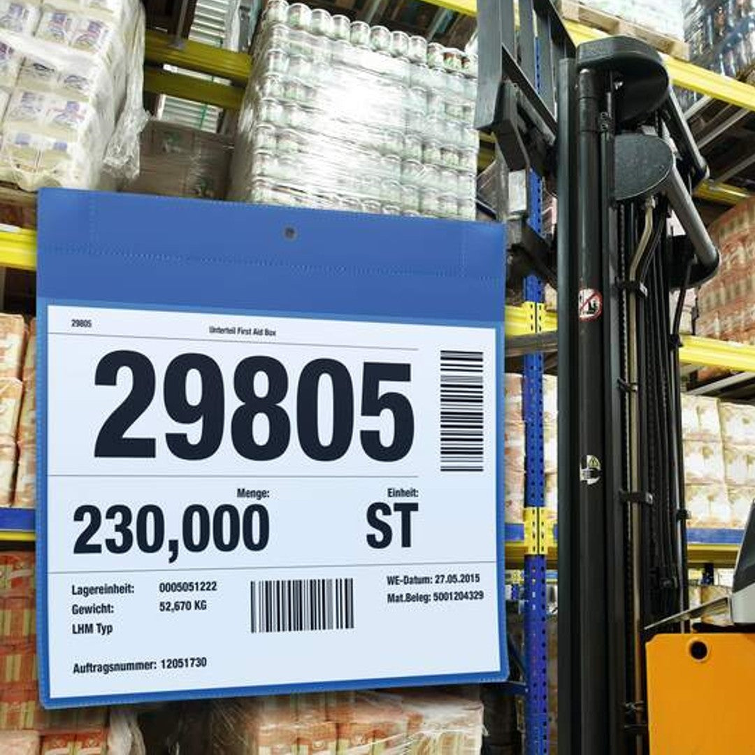 Durable Lagerficka A4L för trådbackar Blå 50/fp