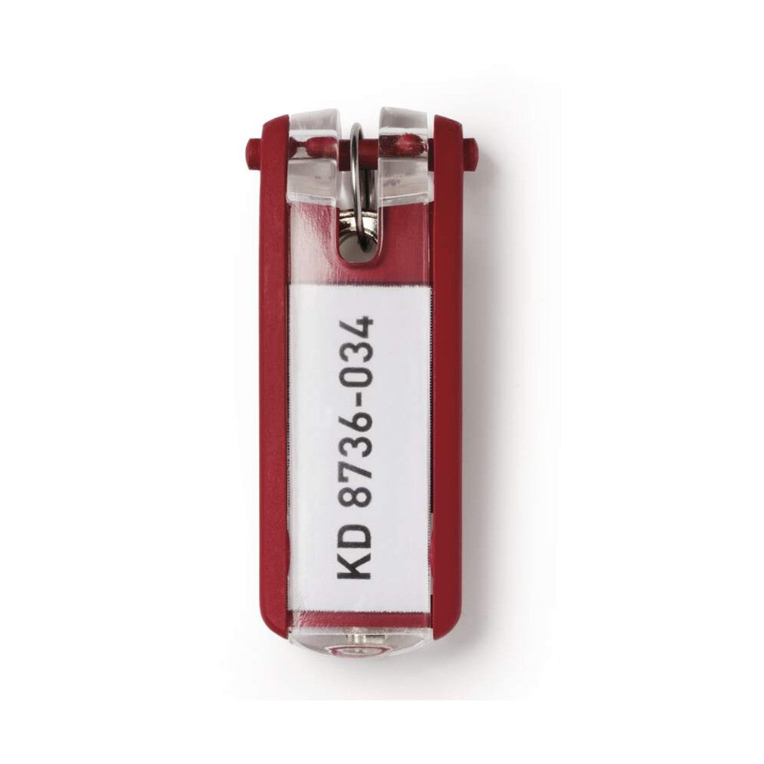 Durable Nyckelbrickor KEY CLIP röda 6/fp