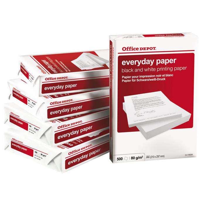 Office Depot Kopieringspapper Everyday A4 5x500/fp