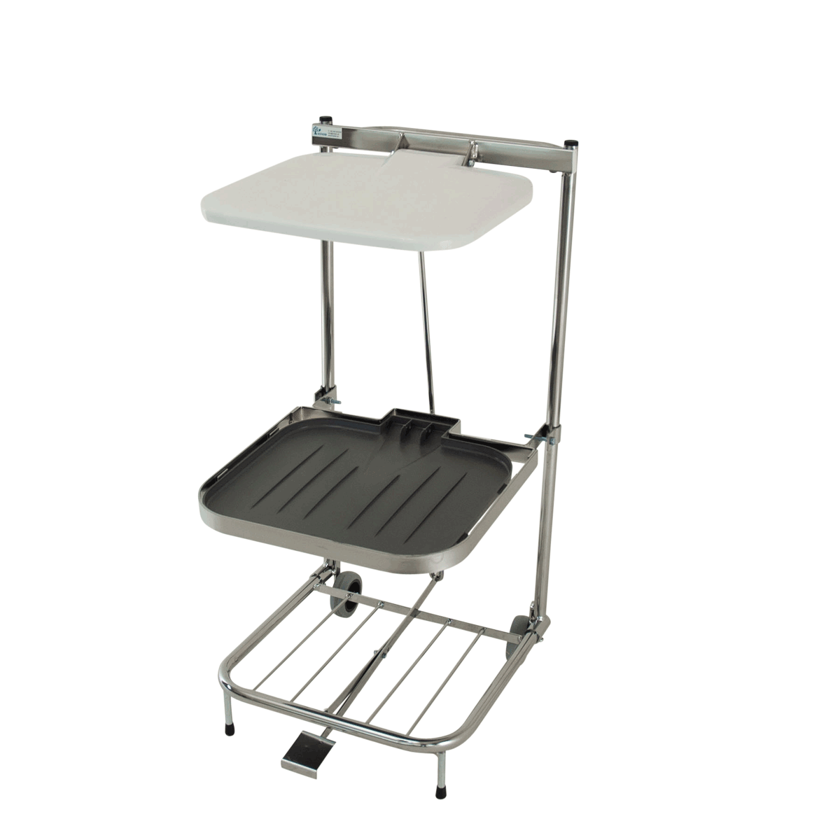 Hykab Säckställ Erik 45/60L Krom Med Lock