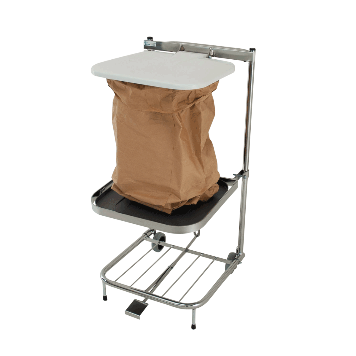 Hykab Säckställ Erik 45/60L Krom Med Lock
