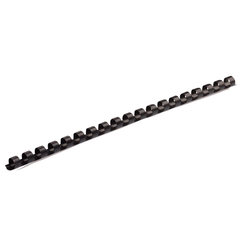 Fellowes Spiralrygg A4 Plast 21 Ringar 8mm Svart 100/fp