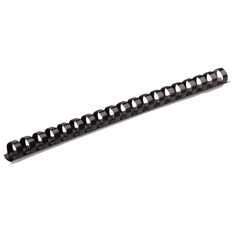 Fellowes Spiralrygg A4 Plast 21 Ringar 12mm Svart 100/fp