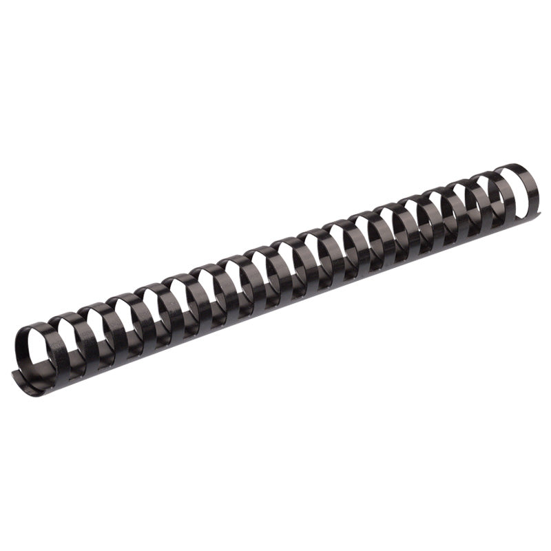 Fellowes Plastspiral 25mm 21 Ringar Svart 50/fp