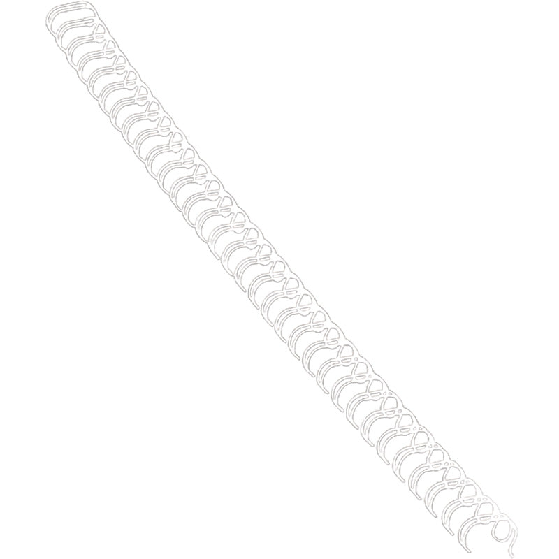 Fellowes Spiralrygg A4 Metall 34 Ringar 6mm Vit 100/fp