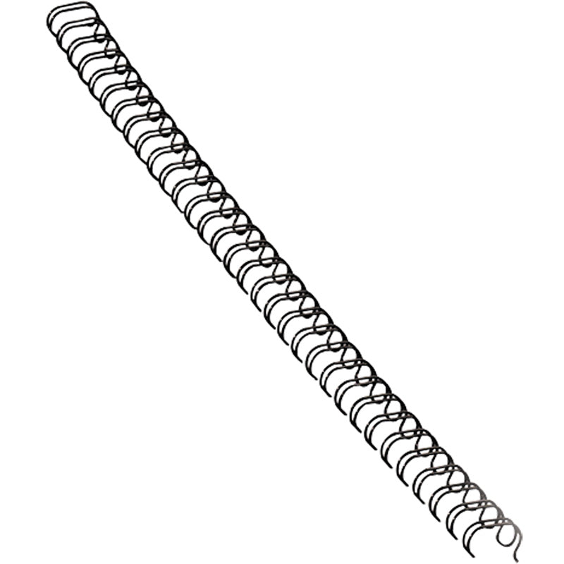 Fellowes Spiralrygg A4 Metall 34 Ringar 6mm Svart 100/fp