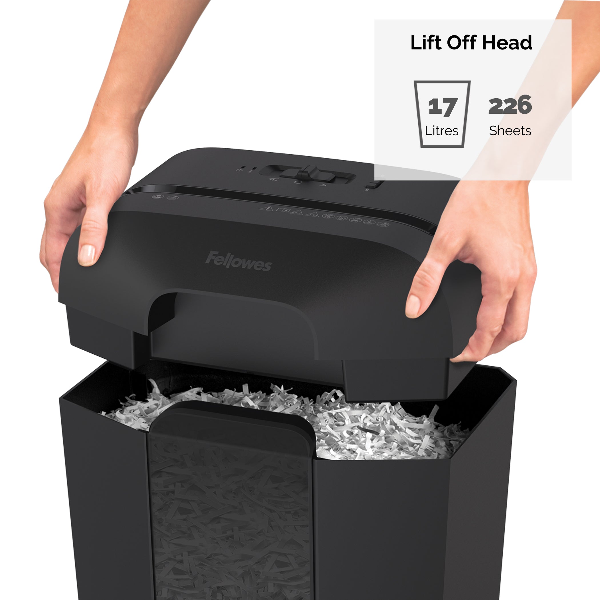Fellowes Dokumentförstörare LX45 P-4 Cross-Cut