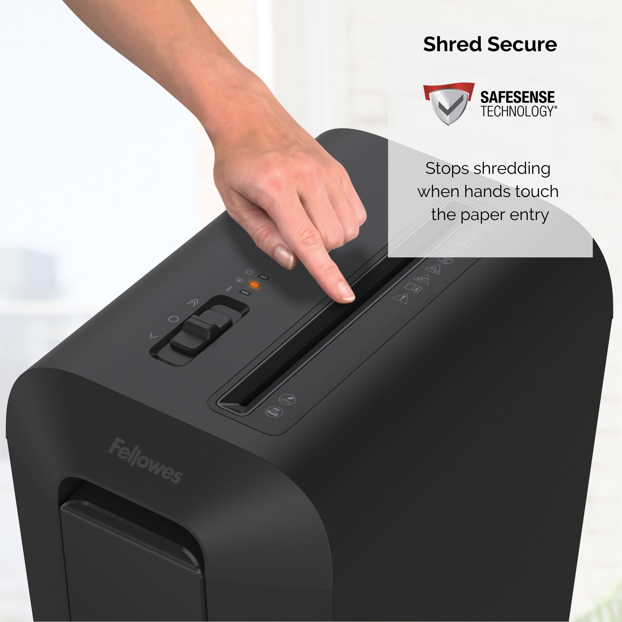 Fellowes Dokumentförstörare LX65 P-4 Cross-Cut Svart