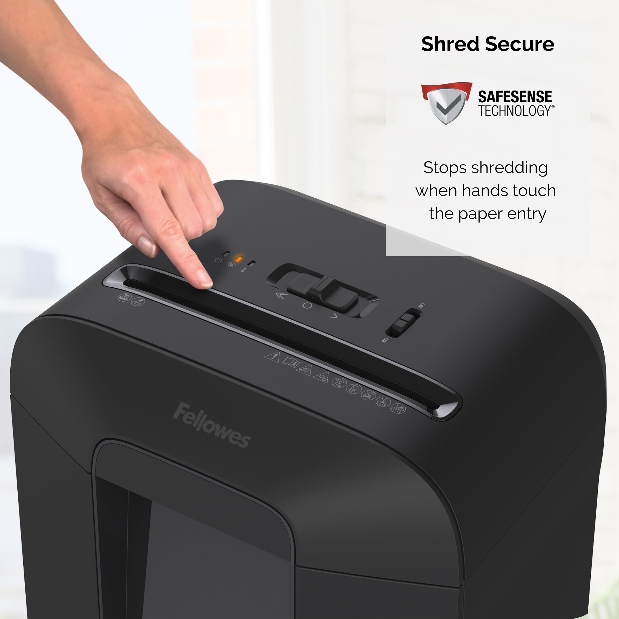 Fellowes Dokumentförstörare LX85 P-4 Cross-Cut Svart