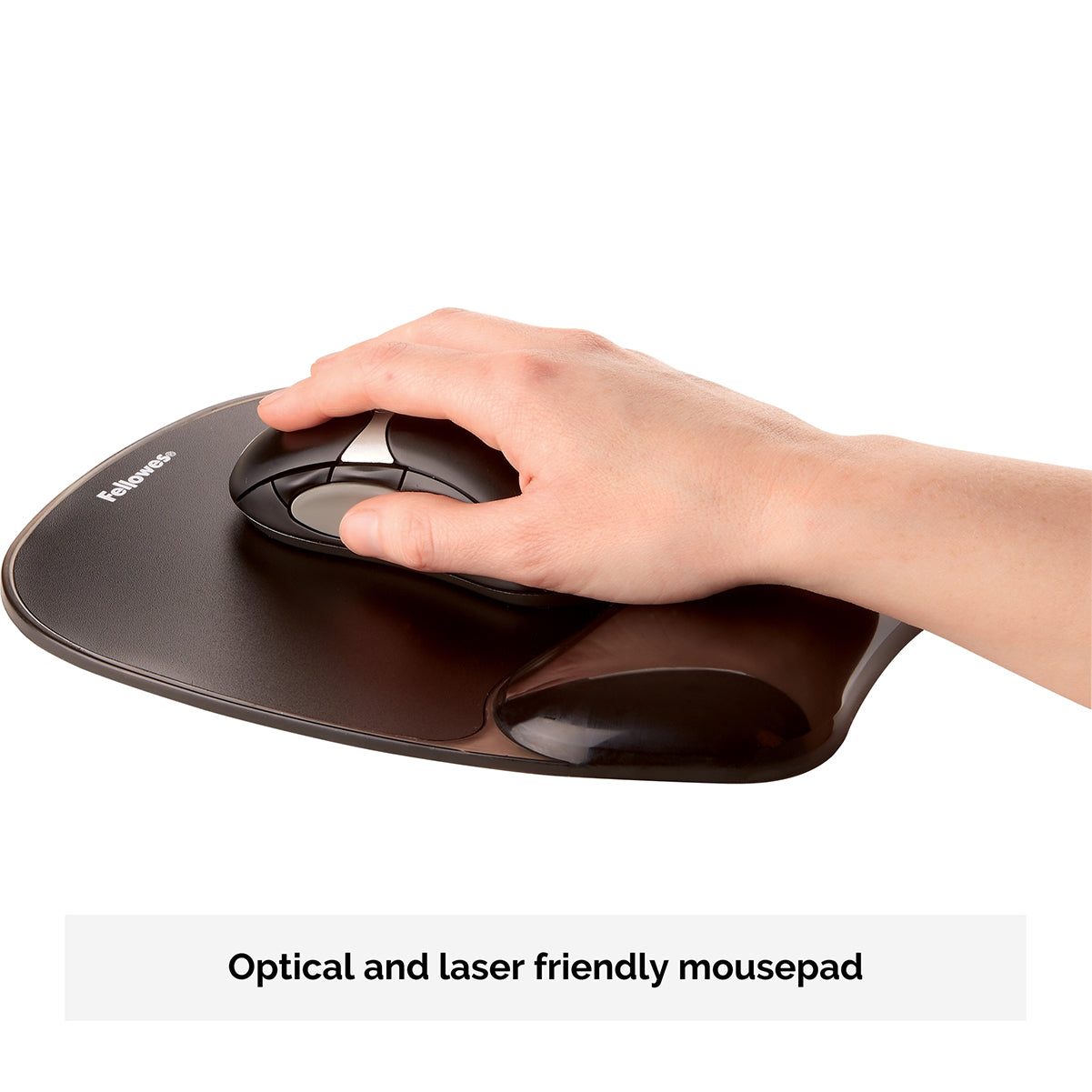 Fellowes Musmatta med Gel Handledsstöd Svart