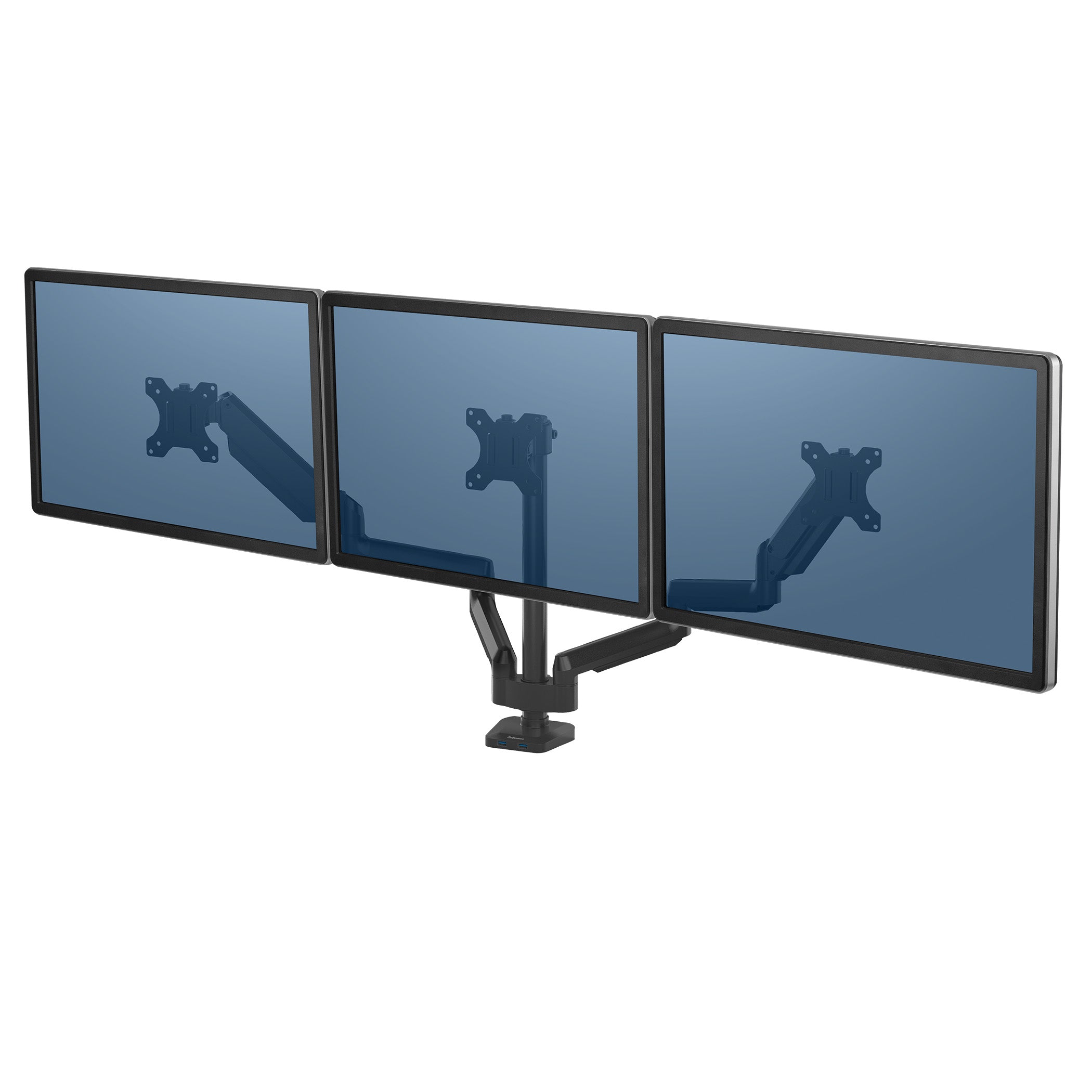Fellowes Monitorarm Platinum Gas Trippel